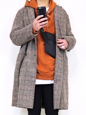 「Kastane（カスタネ）のアイテム（アクセサリー）」を使った、gakuさん（メンズ・173cm）の冬コーディネート