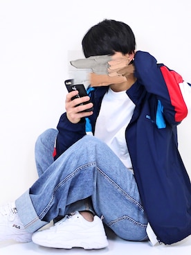 「アイテム（その他アンダーウェア/インナー）」を使った、gakuさん（メンズ・173cm）の冬コーディネート
