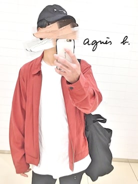 「WEGO（ウィゴー）のアイテム（ブルゾン）」を使った、gakuさん（メンズ・173cm）の冬コーディネート