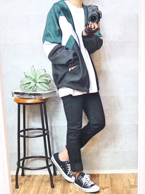 gakuさんのTシャツ/カットソー「Champion Authentic ビッグシルエットロングスリーブカットソー/チャンピオン(Champion|チャンピオン)」を使ったコーディネート