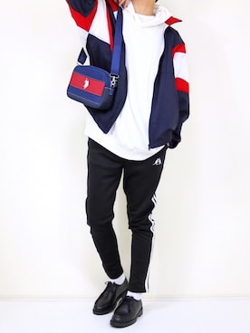 「KANGOL（カンゴール）のアイテム（パンツ）」を使った、gakuさん（メンズ・173cm）の春コーディネート