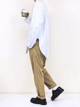 「YARD PLUS（ヤードプリュス）のアイテム（トップス）」を使った、gakuさん（メンズ・173cm）の春コーディネート