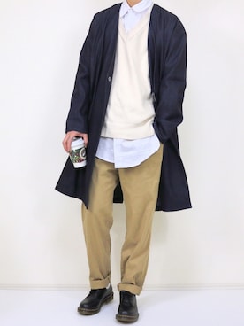 「Johnbull Private labo（ジョンブルプライベートラボ）のアイテム（ジャケット/アウター）」を使った、gakuさん（メンズ・173cm）の春コーディネート