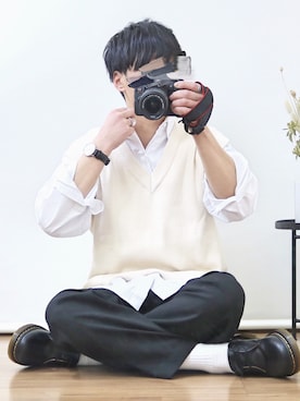 「YARD PLUS（ヤードプリュス）のアイテム」を使った、gakuさん（メンズ・173cm）の春コーディネート
