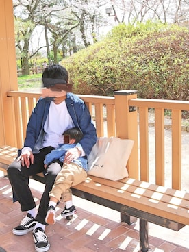 「息子」｜「アイテム（その他）」を使った、gakuさん（メンズ・173cm）の春コーディネート