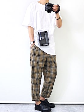 「アイテム（アウトドア/スポーツ）」を使った、gakuさん（メンズ・173cm）の春コーディネート