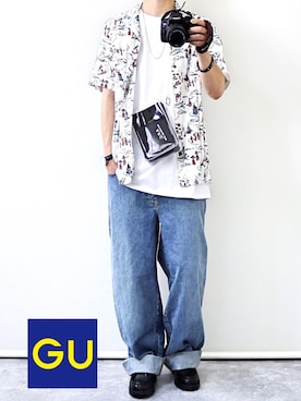 「アイテム（財布）」を使った、gakuさん（メンズ・173cm）の春コーディネート