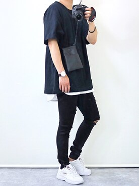 「TODAYFUL（トゥデイフル）のアイテム」を使った、gakuさん（メンズ・173cm）の夏コーディネート
