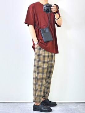 「TODAYFUL（トゥデイフル）のアイテム」を使った、gakuさん（メンズ・173cm）の夏コーディネート