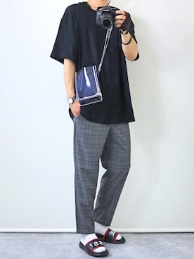 「LEPSIM（レプシィム）のアイテム」を使った、gakuさん（メンズ・173cm）の夏コーディネート