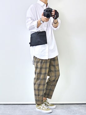 「DAISO（DAISO）のアイテム」を使った、gakuさん（メンズ・173cm）の夏コーディネート