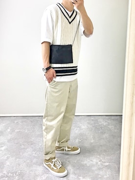 「DAISO（DAISO）のアイテム」を使った、gakuさん（メンズ・173cm）の夏コーディネート