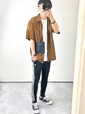 「DAISO（DAISO）のアイテム」を使った、gakuさん（メンズ・173cm）の夏コーディネート