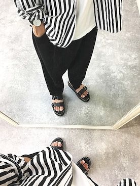 「FitUs（フィットアース）のアイテム」を使った、gakuさん（メンズ・173cm）の夏コーディネート