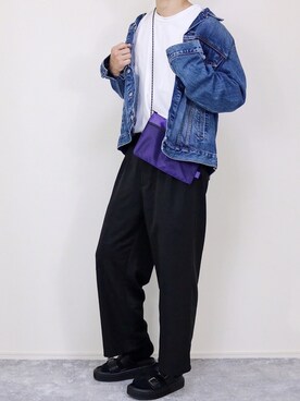 「DAISO（DAISO）のアイテム」を使った、gakuさん（メンズ・173cm）の秋コーディネート
