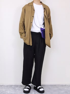 「DAISO（DAISO）のアイテム」を使った、gakuさん（メンズ・173cm）の秋コーディネート
