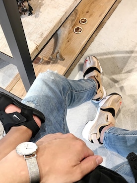 「Daniel Wellington（ダニエルウェリントン）の販売終了クラシックペティット アッシュフィールド32mm（アナログ腕時計）」を使った、gakuさん（メンズ・173cm）の秋コーディネート