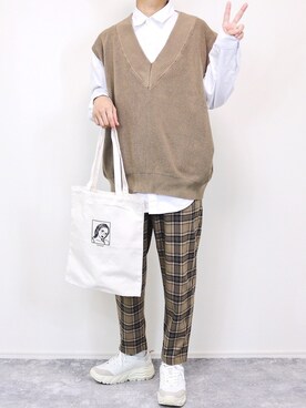 「YARD PLUS（ヤードプリュス）のアイテム」を使った、gakuさん（メンズ・173cm）の秋コーディネート
