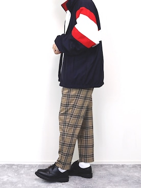 「GUコーデ」｜「アイテム（ナイロンジャケット）」を使った、gakuさん（メンズ・173cm）の秋コーディネート