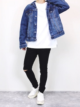 「FitUs（フィットアース）のアイテム」を使った、gakuさん（メンズ・173cm）の秋コーディネート