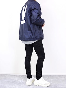 「UNDERCOVER（アンダーカバー）のアイテム（ジャケット/アウター）」を使った、gakuさん（メンズ・173cm）の秋コーディネート