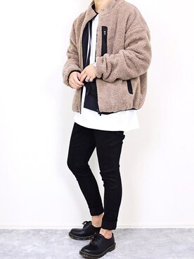 「adidas（アディダス）のアイテム（Tシャツ/カットソー）」を使った、gakuさん（メンズ・173cm）の秋コーディネート