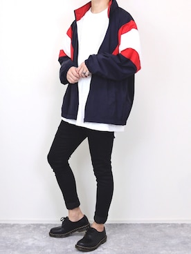 「LIDNM（リドム）のアイテム（パンツ）」を使った、gakuさん（メンズ・173cm）の秋コーディネート
