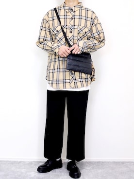 「しまむら（シマムラ）のアイテム」を使った、gakuさん（メンズ・173cm）の秋コーディネート