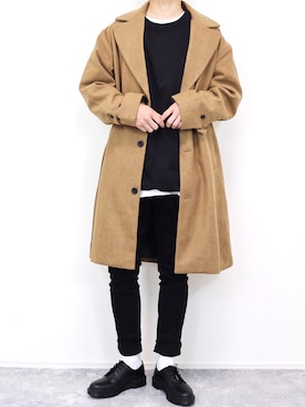 「MinoriTY（マイノリティ）のアイテム（ジャケット/アウター）」を使った、gakuさん（メンズ・173cm）の冬コーディネート