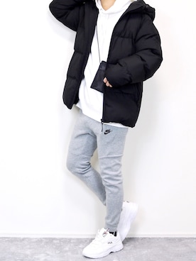 「DAISO（DAISO）のアイテム」を使った、gakuさん（メンズ・173cm）の冬コーディネート