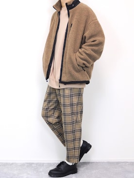 「SENSE OF PLACE by URBAN RESEARCH（センスオブプレイスバイアーバンリサーチ）のアイテム（その他アウター）」を使った、gakuさん（メンズ・173cm）の冬コーディネート