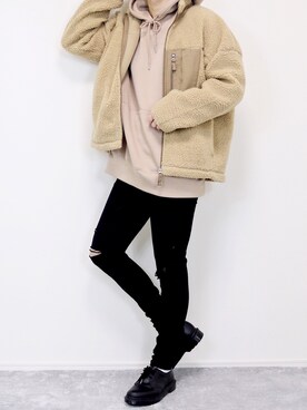 「FitUs（フィットアース）のアイテム」を使った、gakuさん（メンズ・173cm）の冬コーディネート