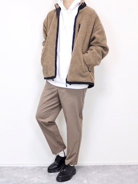 「SENSE OF PLACE by URBAN RESEARCH（センスオブプレイスバイアーバンリサーチ）のアイテム（その他アウター）」を使った、gakuさん（メンズ・173cm）の冬コーディネート