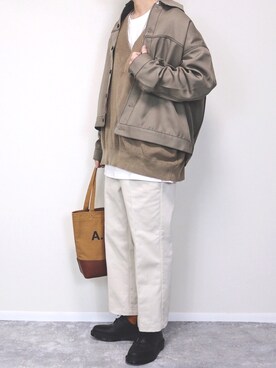 「RAGEBLUE（レイジブルー）のアイテム（ブルゾン）」を使った、gakuさん（メンズ・173cm）の春コーディネート