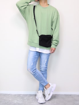 「jiggys shop（ジギーズショップ）のアイテム」を使った、gakuさん（メンズ・173cm）の春コーディネート