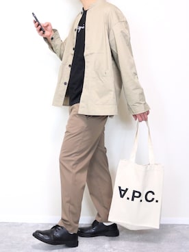 「Steven Alan（スティーブンアラン）のアイテム（レッグウェア）」を使った、gakuさん（メンズ・173cm）の春コーディネート