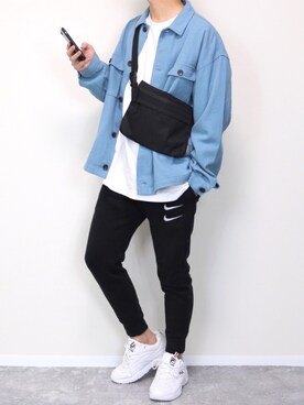「RAGEBLUE（レイジブルー）のアイテム（ブルゾン）」を使った、gakuさん（メンズ・173cm）の春コーディネート