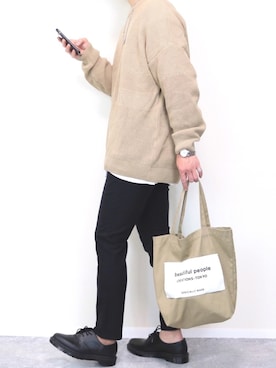 「EDWIN（エドウィン）のアイテム（チノパンツ）」を使った、gakuさん（メンズ・173cm）の春コーディネート
