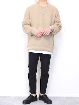 「EDWIN（エドウィン）のアイテム（チノパンツ）」を使った、gakuさん（メンズ・173cm）の春コーディネート