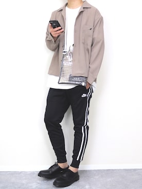 「Dr. Martens（ドクターマーチン）のアイテム（その他シューズ）」を使った、gakuさん（メンズ・173cm）の春コーディネート