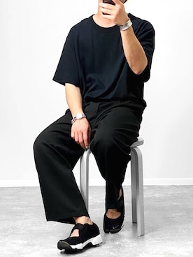 「kutir（クティール）のアイテム（パンツ）」を使った、gakuさん（メンズ・173cm）の春コーディネート
