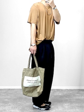 「INTER FACTORY（インターファクトリー）のアイテム」を使った、gakuさん（メンズ・173cm）の春コーディネート