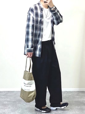 「INTER FACTORY（インターファクトリー）のアイテム」を使った、gakuさん（メンズ・173cm）の春コーディネート