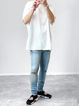「H&M」｜gakuさん（メンズ・173cm）の春コーディネート