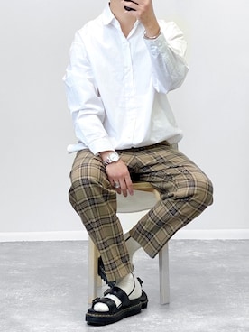 「YARD PLUS（ヤードプリュス）のアイテム」を使った、gakuさん（メンズ・173cm）の春コーディネート