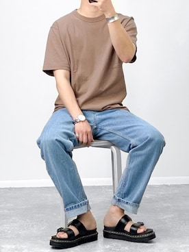 「Kastane（カスタネ）のアイテム（アクセサリー）」を使った、gakuさん（メンズ・173cm）の春コーディネート