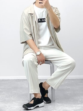 「おうちファッション」｜gakuさん（メンズ・173cm）の夏コーディネート