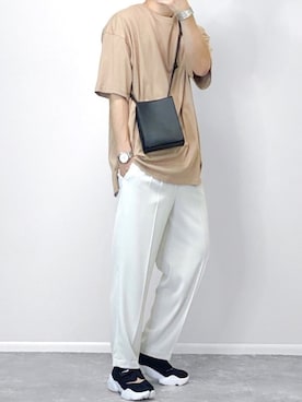 「Lee（リー）のアイテム（トップス）」を使った、gakuさん（メンズ・173cm）の夏コーディネート