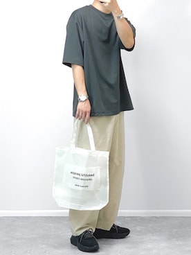 「GLOBAL WORK（グローバルワーク）のアイテム（リング）」を使った、gakuさん（メンズ・173cm）の夏コーディネート