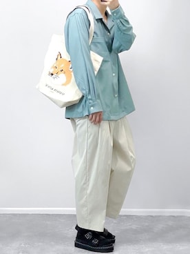 「Dr. Martens（ドクターマーチン）のアイテム（サンダル）」を使った、gakuさん（メンズ・173cm）の秋コーディネート